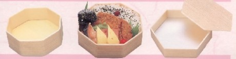 弁当用折箱八角